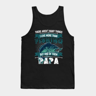 Papa Fishing Tank Top